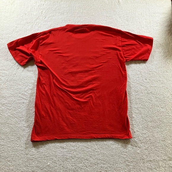 Y2K Red Stripe Jamaican Beer Respect Mon Graphic Tee (L) - Picture 7 of 7